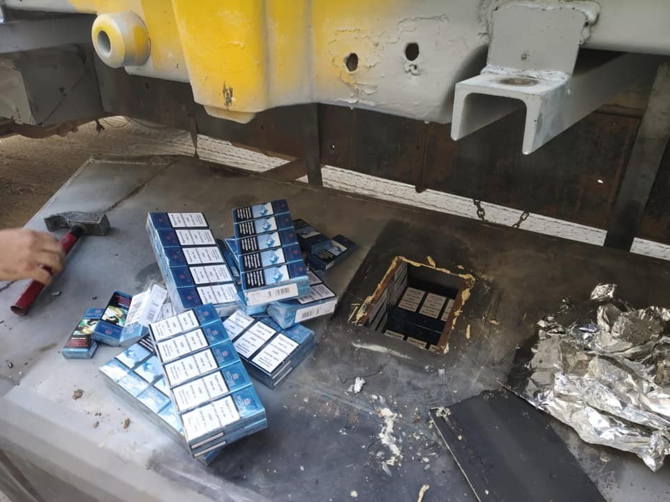 Gümrükte 2 bin 170 paket sigara ele geçirildi
