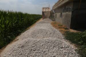 Haliliye kırsalında yol çalışması