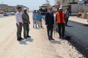 Akçakale’de asfaltlama çalışmaları aralıksız devam ediyor
