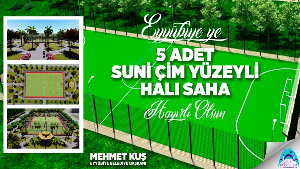 Eyyübiye’de halı saha ihalesi