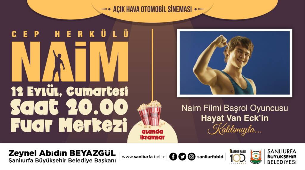 ŞANLIURFA’DA “ARABADA SİNEMA” ETKİNLİĞİ BAŞLIYOR