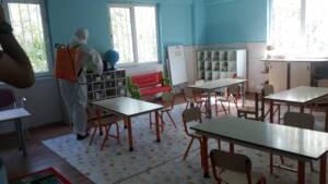 Akçakale’de okullarda hijyen çalışmaları