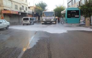 Eyyübiye’de dezenfekte çalışmaları