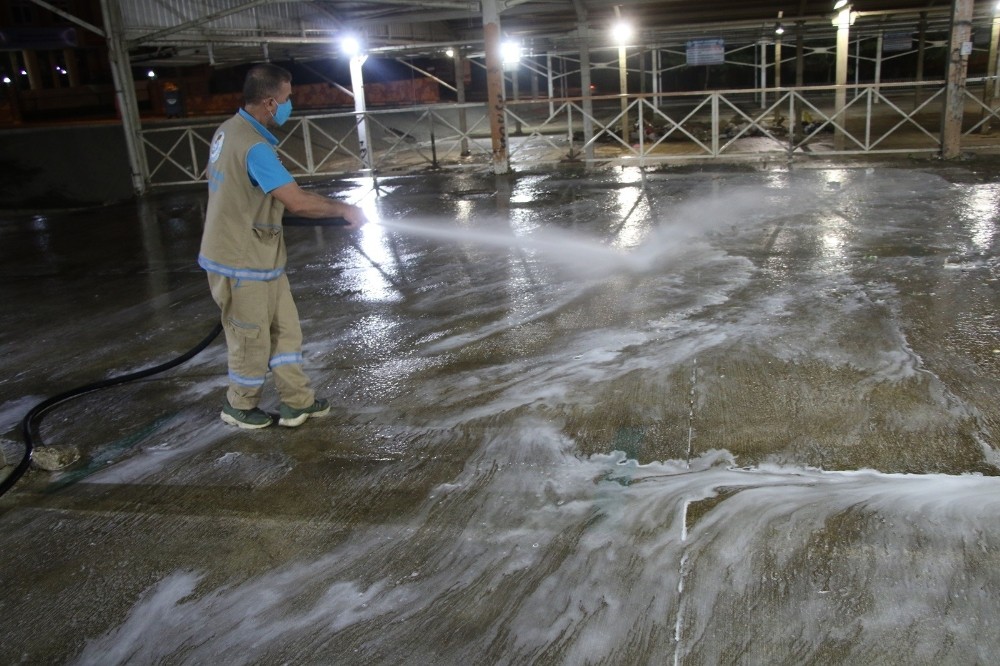 Haliliye’de dezenfekte çalışmaları