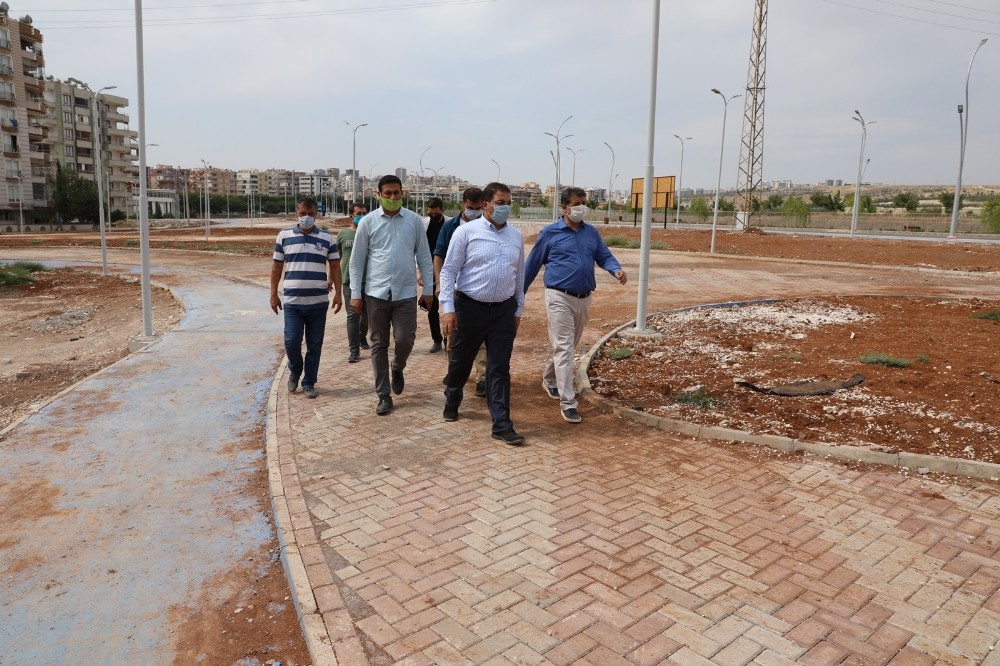 Haliliye’de park çalışmaları