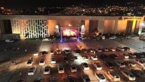 Şanlıurfa’da Açık havada sinema keyfi