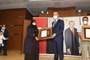 Şanlıurfa’da şehit aileleri ve gazilere devlet övünç madalyası ve beratı verildi