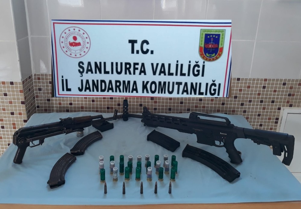 Şanlıurfa’da silah kaçakçılarına operasyon: 3 tutuklama
