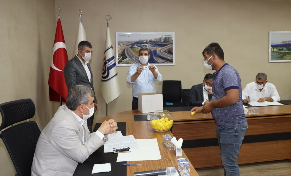 Şanlıurfa’da Şoför adayları kura çekti