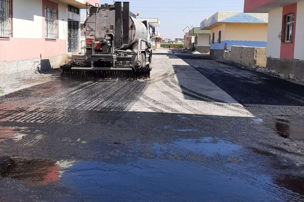 Viranşehir’de asfaltlama çalışmaları aralıksız sürüyor