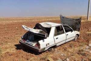 Viranşehir’de otomobil devrildi: Bir yaralı