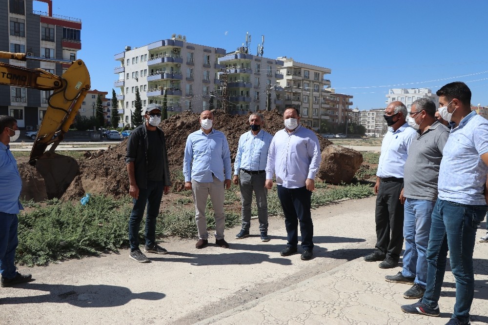 Viranşehir’de tren yolu park çalışmaları başladı