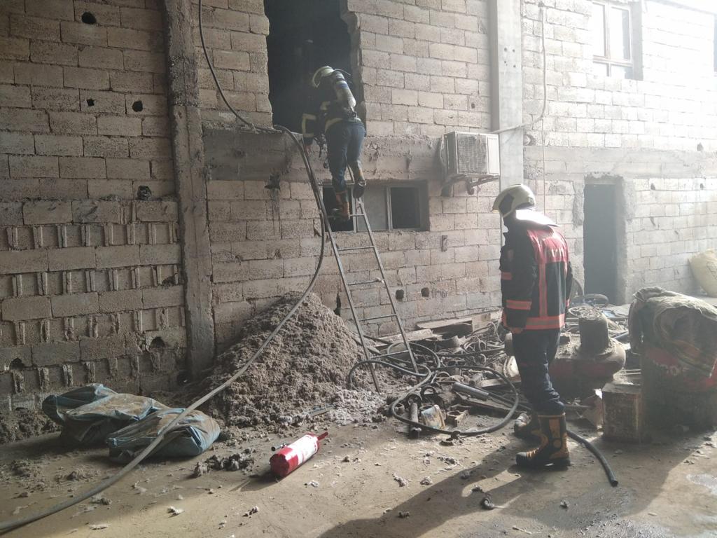 Şanlıurfa’da Tekstil fabrikasında yangın