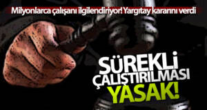 Gece çalışanlar için Yargıtay’dan flaş karar