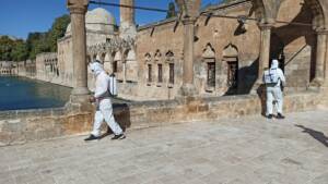 BALIKLIGÖL VE HZ. İBRAHİM MAKAMI DEZENFEKTE EDİLDİ