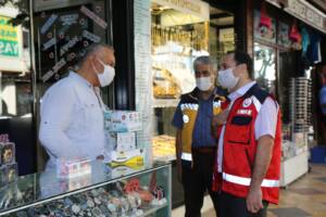 Şanlıurfa İl Sağlık Müdürü Maske Denetimlerine Aralıksız Devam Ediyor.