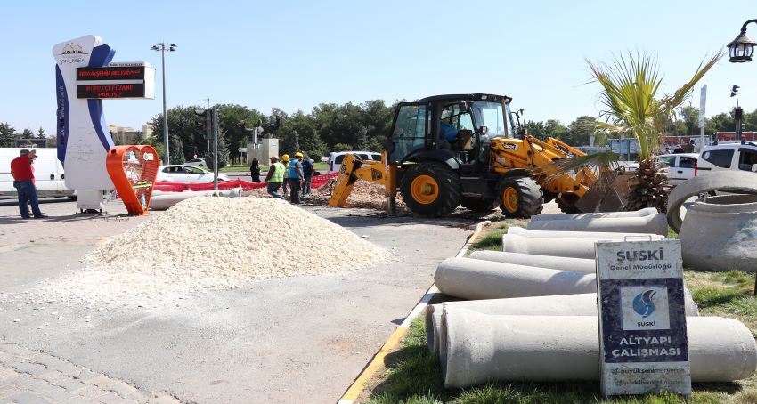 ŞUSKİ’NİN ALTYAPI HİZMETLERİ HIZ KESMEDEN DEVAM EDİYOR