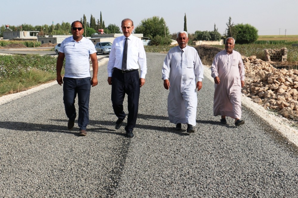 Akçakale’de yollar kışa hazırlanıyor