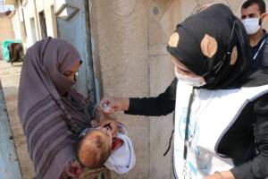 Barış Pınarı bölgesindeki çocuklar aşılandı