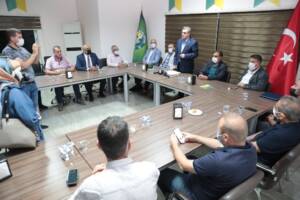 Beyazgül’den Şanlıurfaspor yönetimine ziyaret