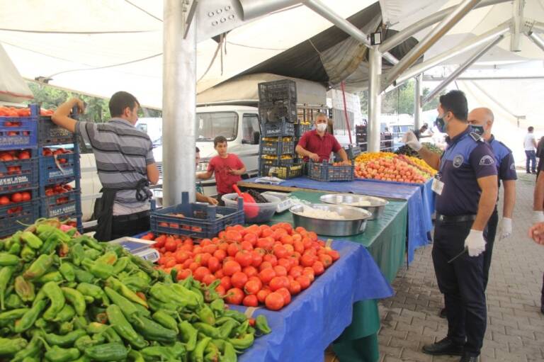 Eyyübiye’de korona virüs denetimi