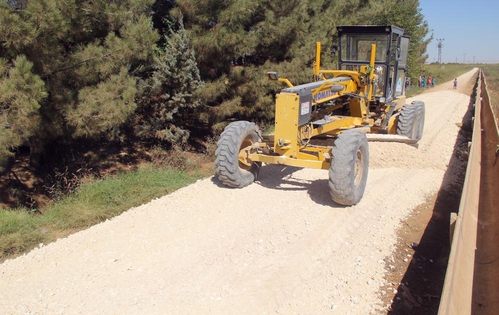 Eyyübiye’de yol yapım çalışmaları sürüyor
