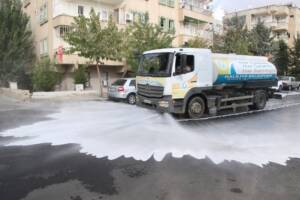 Haliliye’de dezenfekte çalışmaları