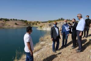 Hilvan’da yapılacak feribot iskelesi için yer tespit çalışmaları başladı