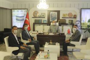 HÜDA PAR Şanlıurfa İl Başkanlığından İl Müftülüğüne ziyaret