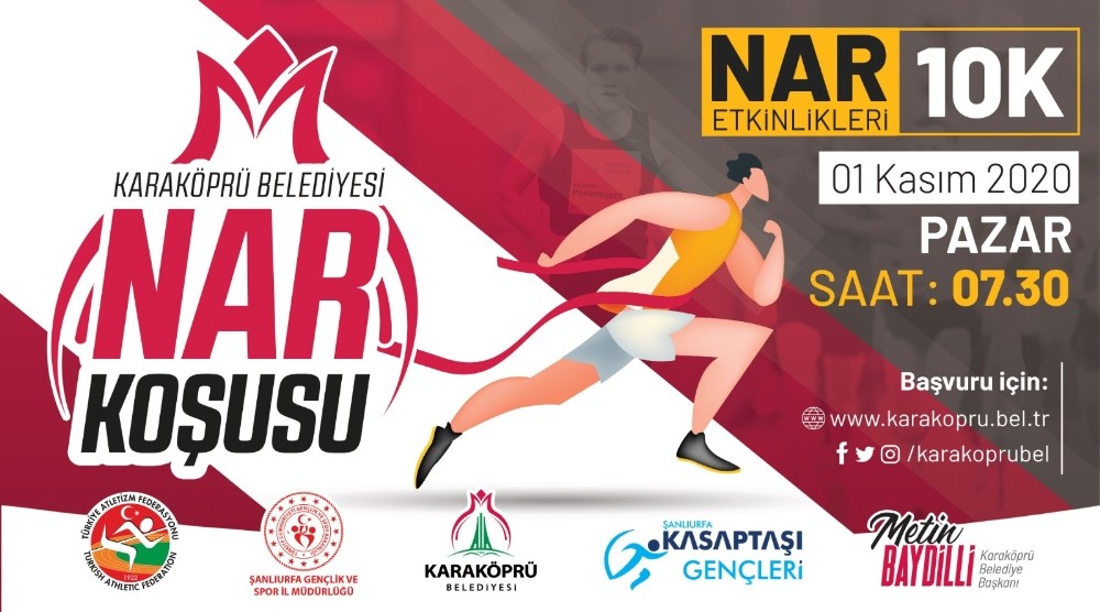 Karaköprü’de nar koşusu düzenlenecek