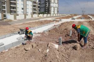 Karaköprü’de yeni park çalışması