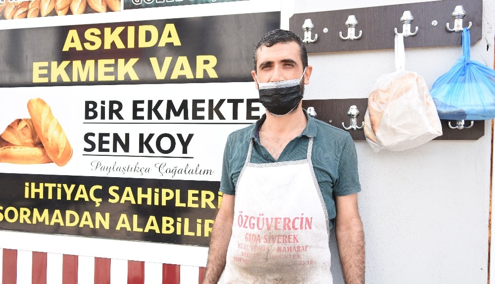 (Özel) MHP lideri Bahçeli’nin askıda ekmek çağrısına Siverek’ten destek