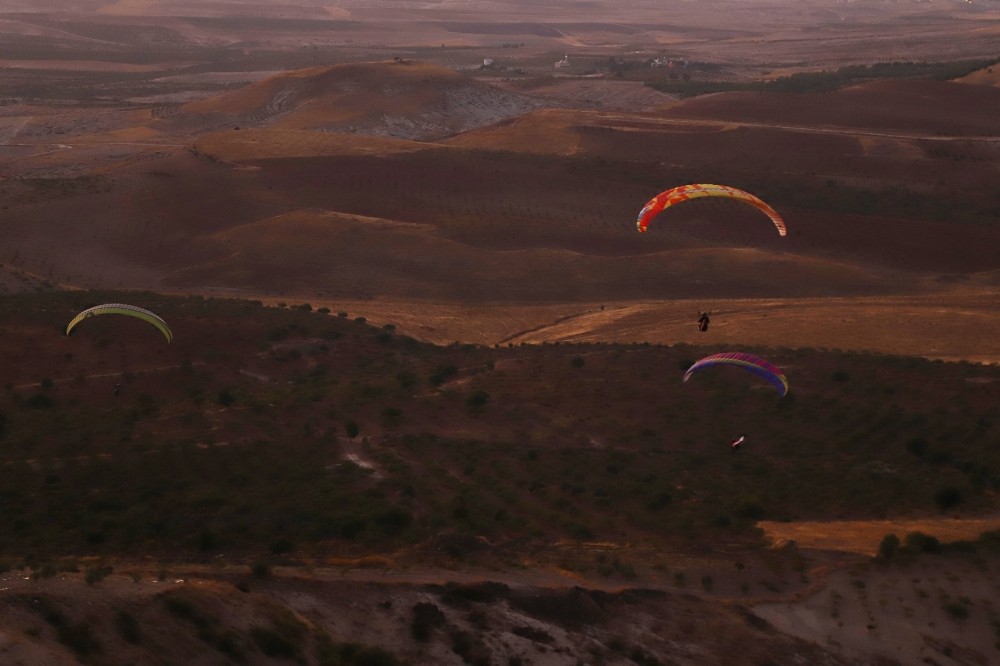 Şanlıurfa semalarında yamaç paraşütleri havalandı