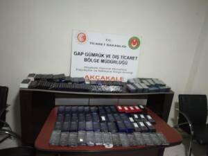 Şanlıurfa’da 700 bin lira değerinde gümrük kaçağı telefon ele geçirildi
