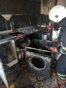 Şanlıurfa’da Mutfakta çıkan yangın söndürüldü