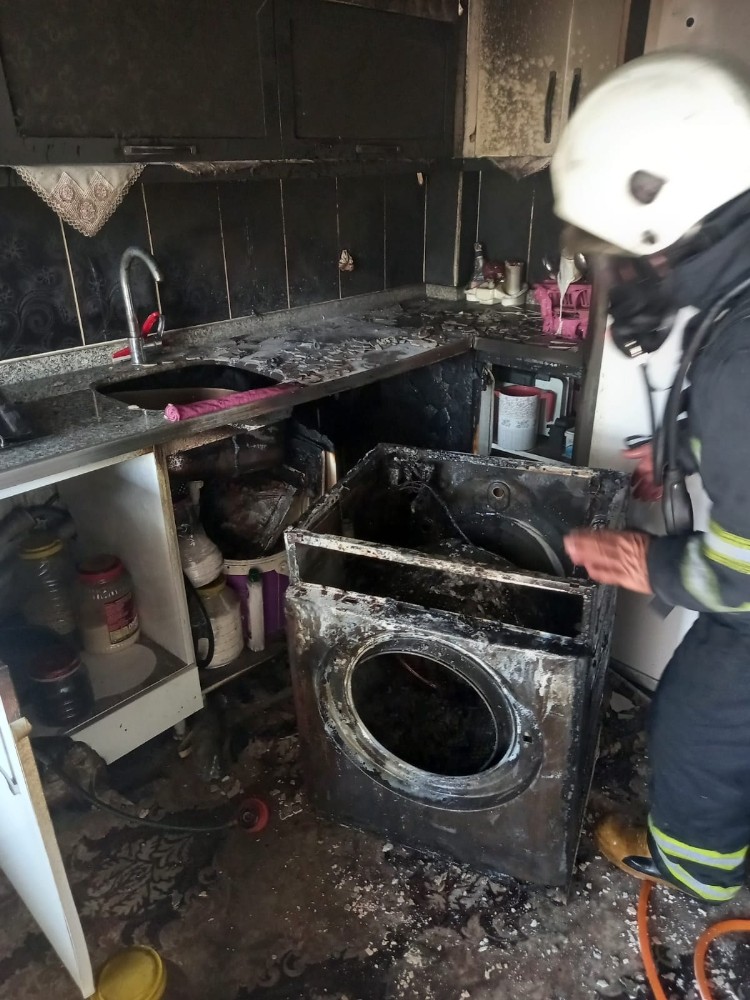 Şanlıurfa’da Mutfakta çıkan yangın söndürüldü