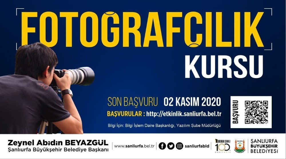 Şanlıurfa’da profesyonel fotoğrafçılık kursu