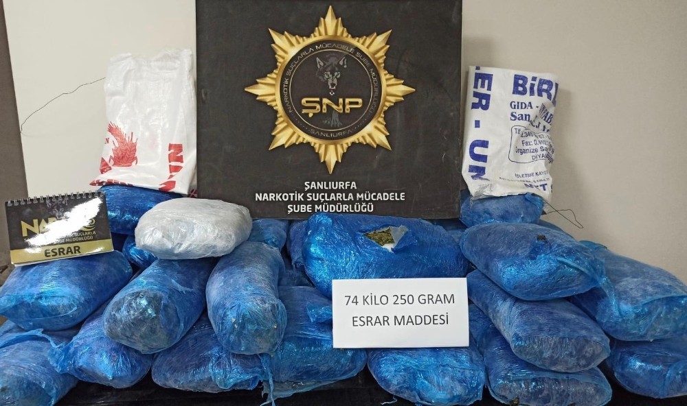 Şanlıurfa’da uyuşturucu operasyonu: 16 tutuklama