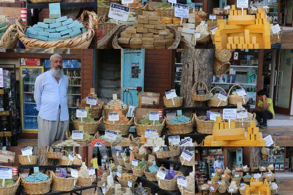 Şanlıurfalı sabuncu, 63 çeşit doğal sabun üreterek satıyor (Videolu)