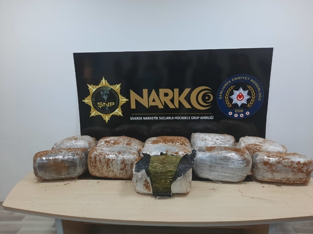 Siverek’te 72 kilo esrar ele geçirildi