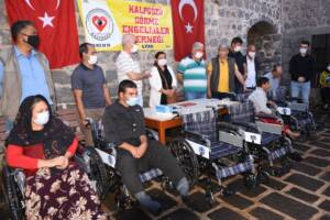 Siverek’te Engellilere en güzel hediye