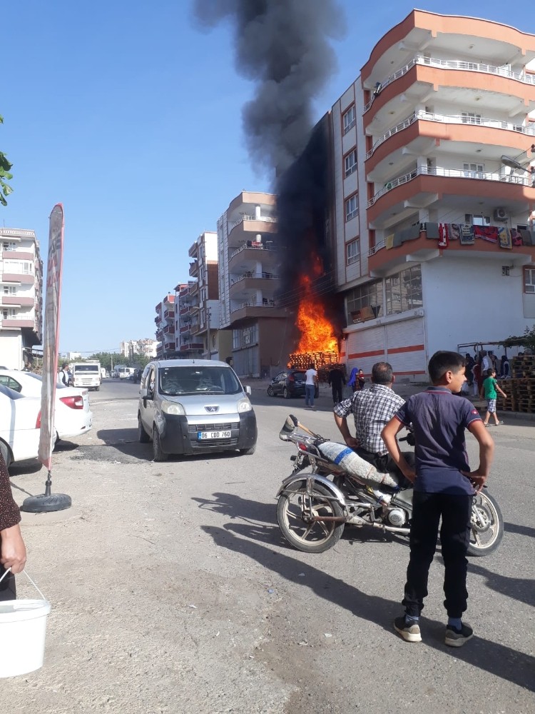 Siverek’te korkutan yangın