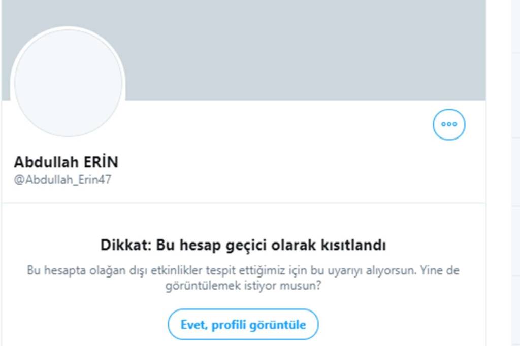Twitter Şanlıurfa Valisi Erin’in hesabını bir kez daha sınırlandırdı