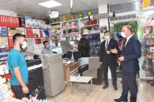 Vali Erin korona virüs denetimine katıldı