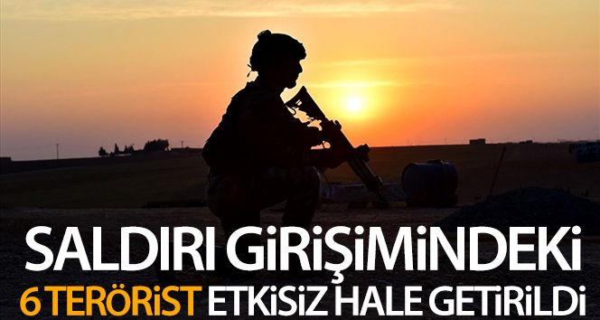 Barış Pınarı bölgesinde 6 PKK/YPG’li terörist etkisiz hale getirildi