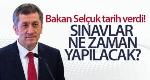 Milli Eğitim Bakanı Selçuk tarih verdi! Sınavlar ne zaman yapılacak?