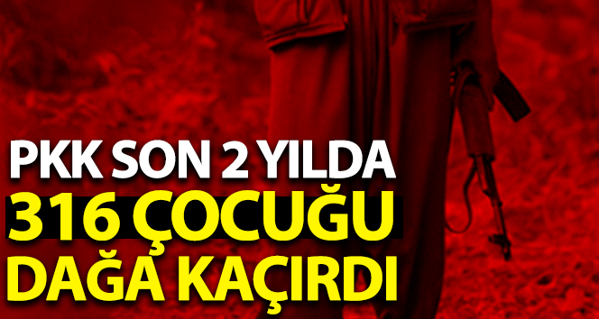 PKK son iki yılda 316 çocuğu dağa kaçırdı