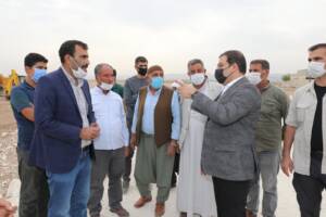 Haliliye kırsalına halı saha Yapılıyor