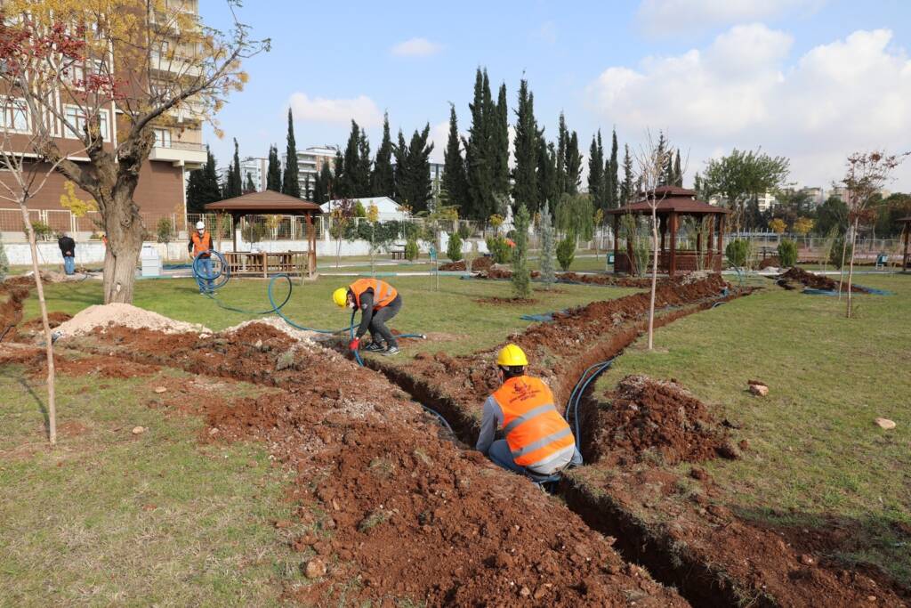 Haliliye’de parklara güvenlik kameraları kuruluyor