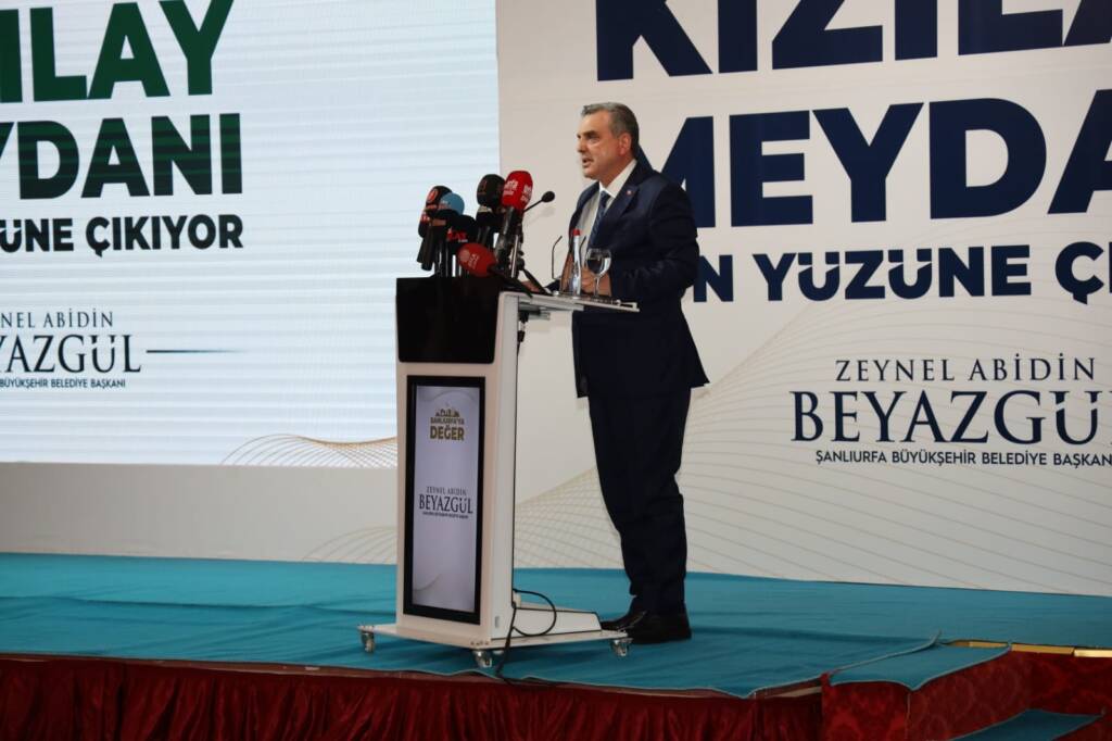 Şanlıurfa’nın Kalbi Konumundaki “Kızılay meydanı projesi” Lansmanı yapıldı